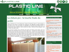  cloture pvc blanc